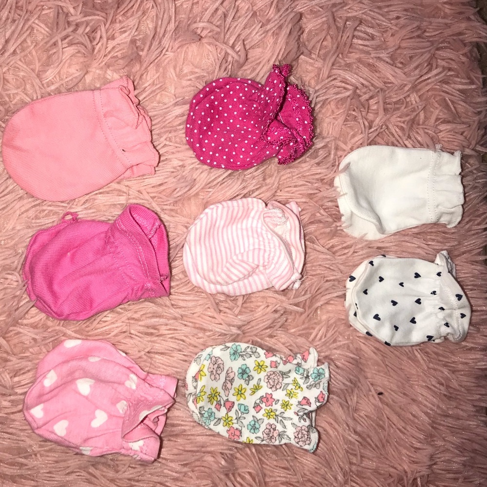 Lot of Newborn Mitts